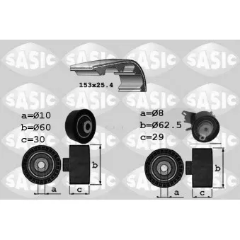 Kit de distribution SASIC 1750028