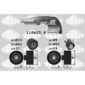Kit de distribution SASIC 1750034