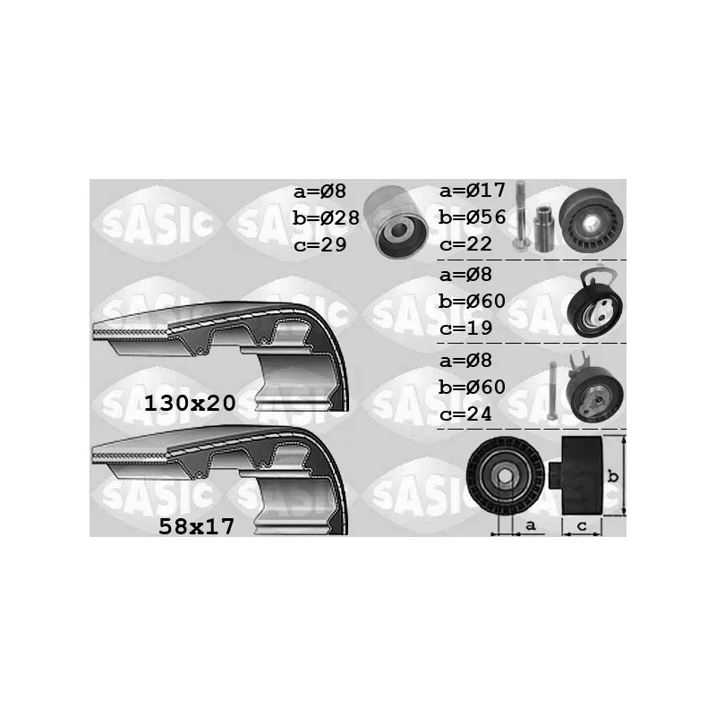 Kit de distribution SASIC 1756050