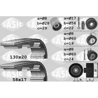 Kit de distribution SASIC 1756051