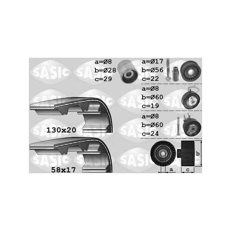 Kit de distribution SASIC 1756051