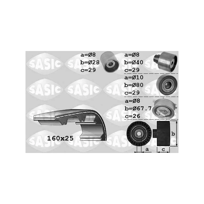 Kit de distribution SASIC 1756068