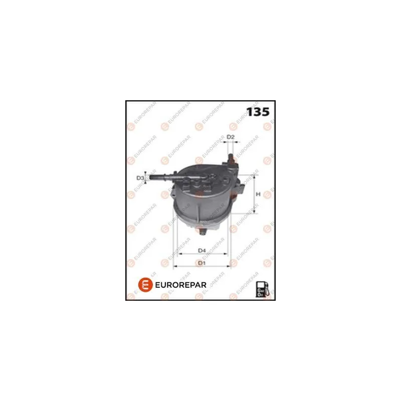 Filtre à carburant EUROREPAR 1609692180