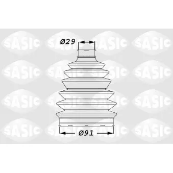 Soufflets de cardan avant SASIC 1900007