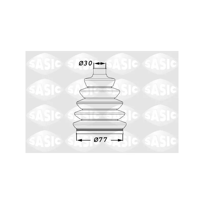 Soufflets de cardan avant SASIC 1900009