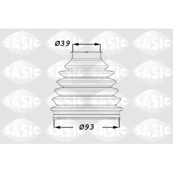 Soufflets de cardan avant SASIC 1900015