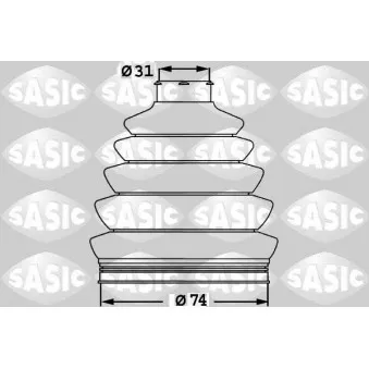 Soufflets de cardan avant SASIC 1900017