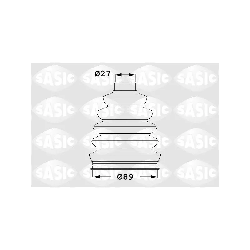 Soufflets de cardan avant SASIC 1904003