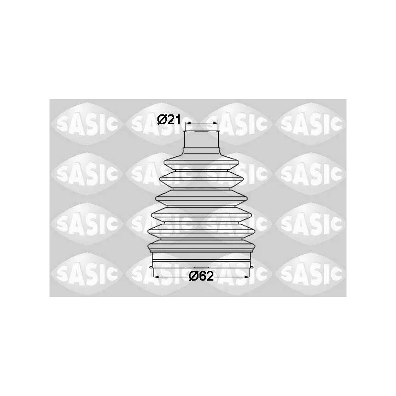 Soufflets de cardan avant SASIC 1904009