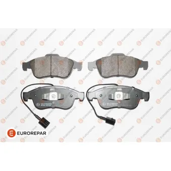 Jeu de 4 plaquettes de frein avant EUROREPAR