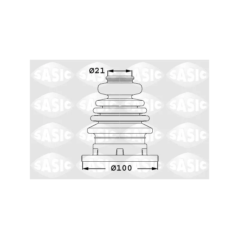 Soufflets de cardan avant SASIC 1906002