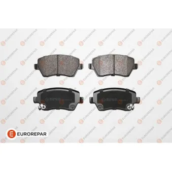 Jeu de 4 plaquettes de frein avant EUROREPAR