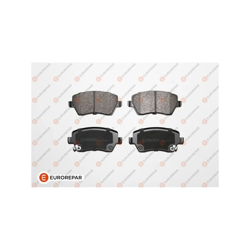 Jeu de 4 plaquettes de frein avant EUROREPAR 1623056180