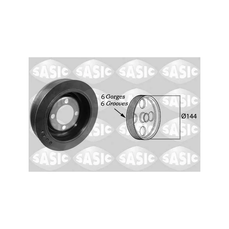 Poulie, vilebrequin SASIC 2150032