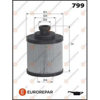 Filtre à huile EUROREPAR 1637766080