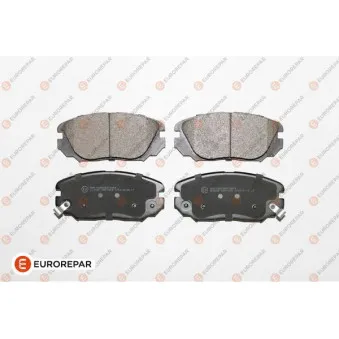 Jeu de 4 plaquettes de frein avant EUROREPAR