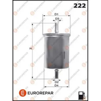 Filtre à carburant EUROREPAR E145086