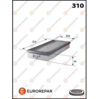 Filtre à air EUROREPAR E147027