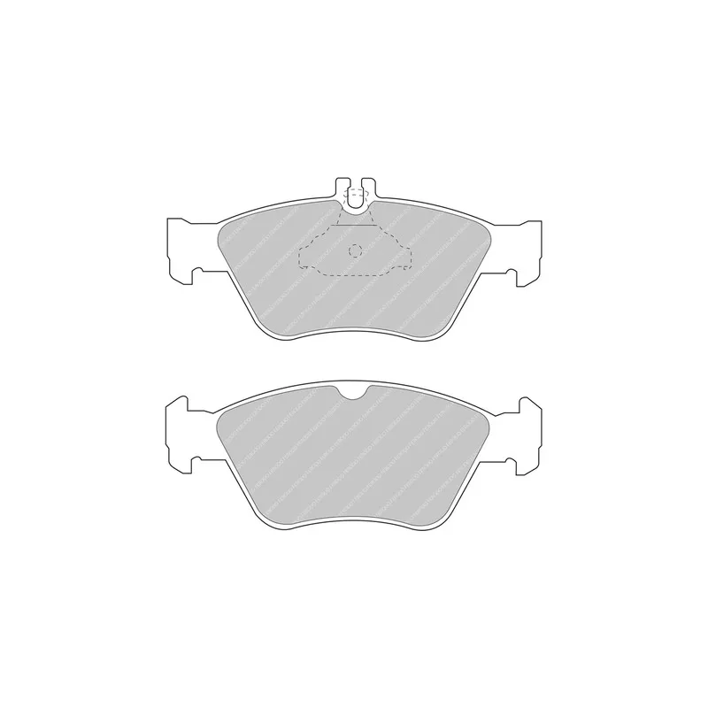 Jeu de 4 plaquettes de frein avant FERODO RACING FCP1049H