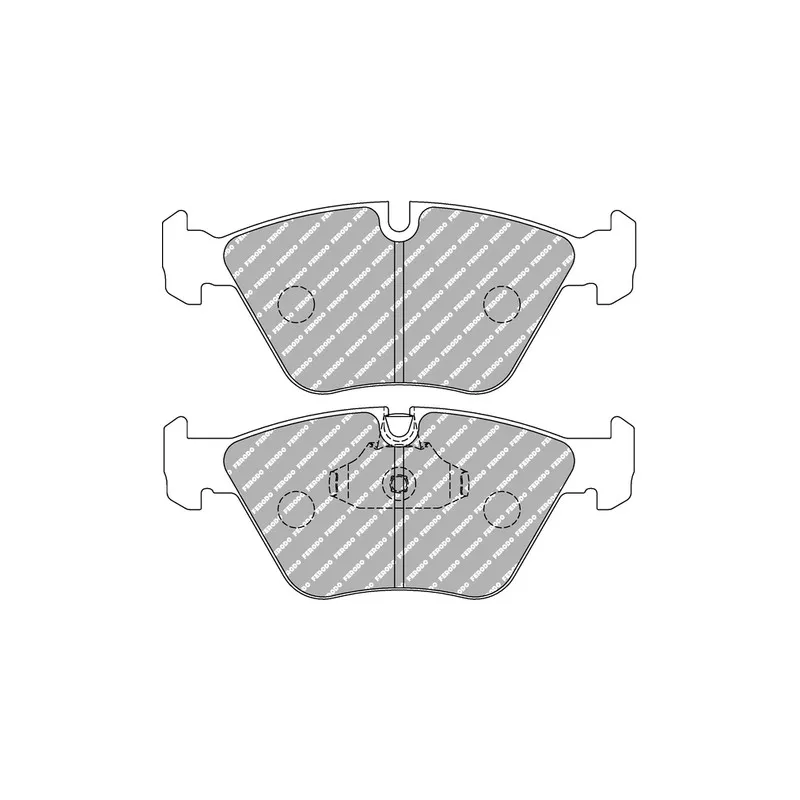 Jeu de 4 plaquettes de frein avant FERODO RACING FCP1073H