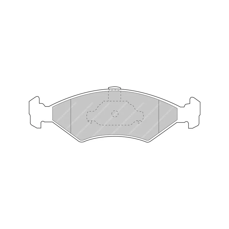 Jeu de 4 plaquettes de frein avant FERODO RACING FCP1081R