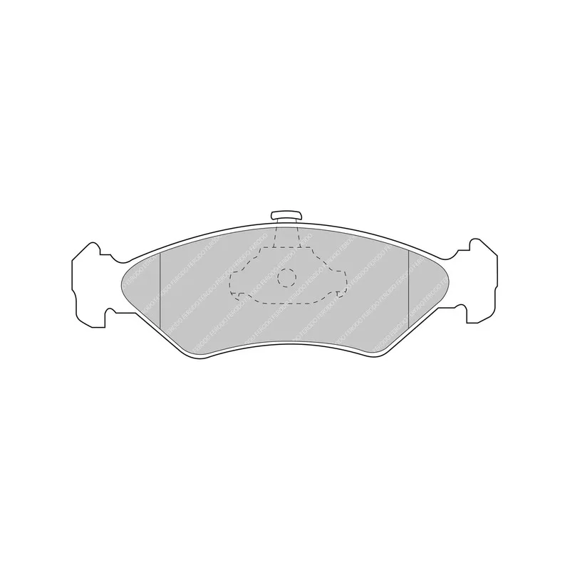 Jeu de 4 plaquettes de frein avant FERODO RACING FCP1082R