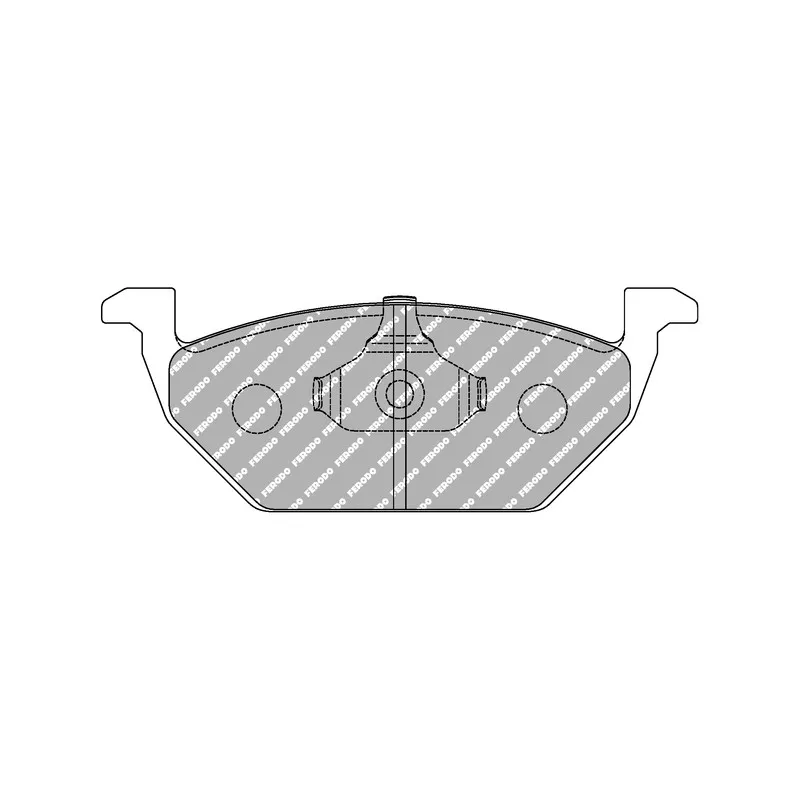 Jeu de 4 plaquettes de frein avant FERODO RACING FCP1094H