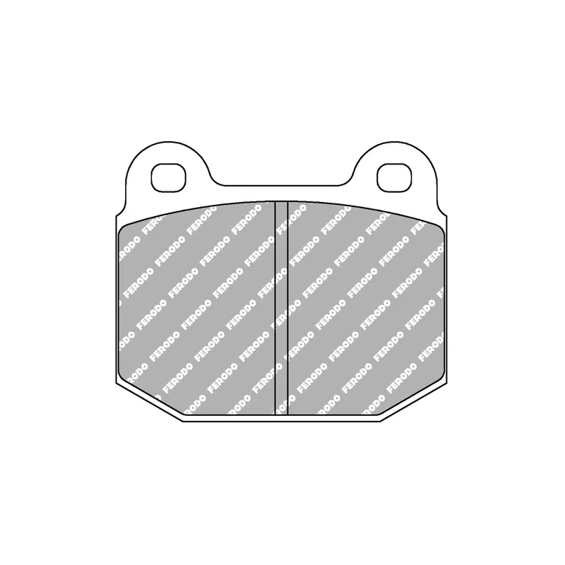Jeu de 4 plaquettes de frein avant FERODO RACING FCP116R