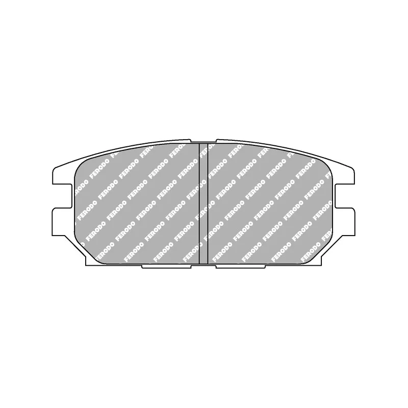 Jeu de 4 plaquettes de frein arrière FERODO RACING FCP1280R