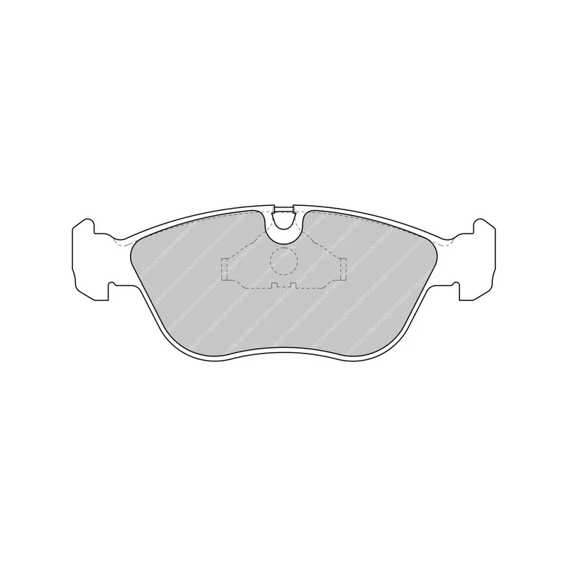 Jeu de 4 plaquettes de frein avant FERODO RACING FCP1285R