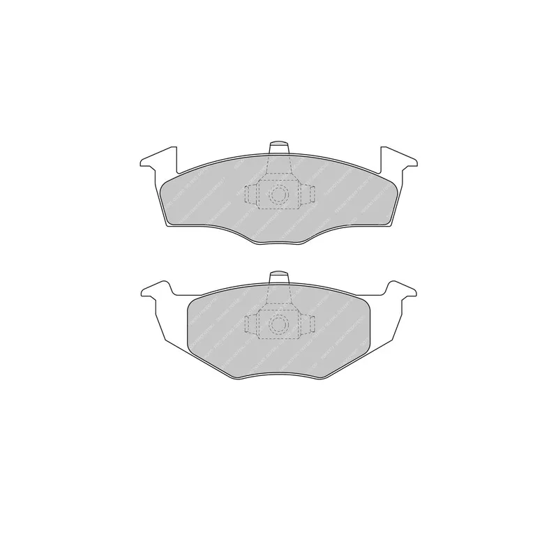 Jeu de 4 plaquettes de frein avant FERODO RACING FCP1288H