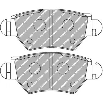 Jeu de 4 plaquettes de frein arrière FERODO RACING FCP1294H