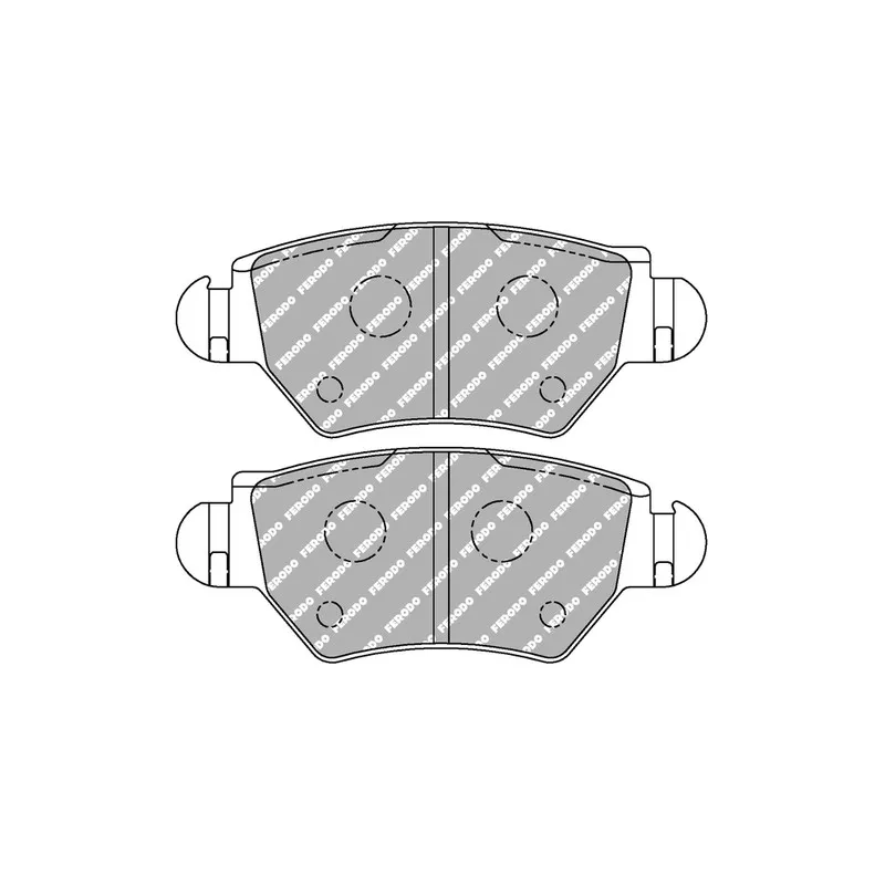 Jeu de 4 plaquettes de frein arrière FERODO RACING FCP1294H