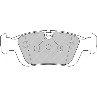 Jeu de 4 plaquettes de frein avant FERODO RACING FCP1300H