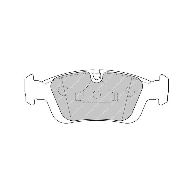 Jeu de 4 plaquettes de frein avant FERODO RACING FCP1300H