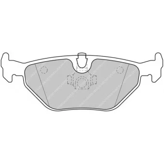 Jeu de 4 plaquettes de frein avant FERODO RACING FCP1301H