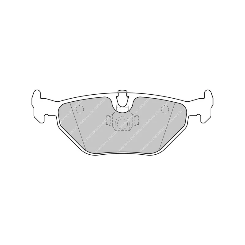 Jeu de 4 plaquettes de frein avant FERODO RACING FCP1301H