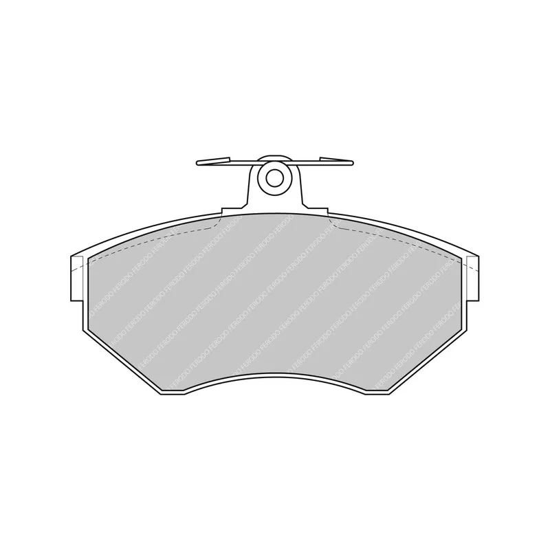 Jeu de 4 plaquettes de frein avant FERODO RACING FCP1312Z