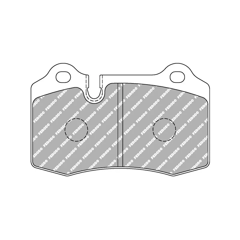 Jeu de 4 plaquettes de frein avant FERODO RACING FCP1348Z