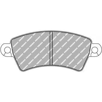 Jeu de 4 plaquettes de frein avant FERODO RACING FCP1370R