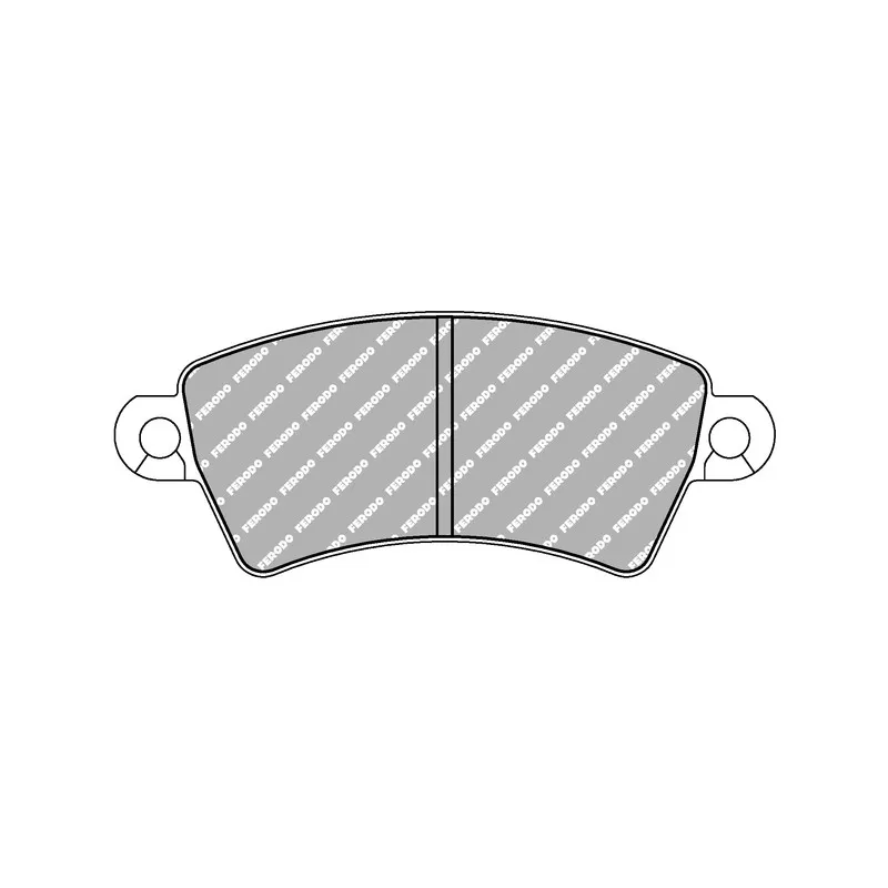 Jeu de 4 plaquettes de frein avant FERODO RACING FCP1370R