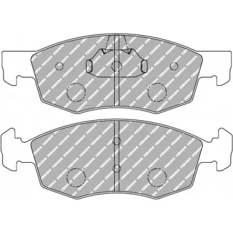 Jeu de 4 plaquettes de frein avant FERODO RACING FCP1376R