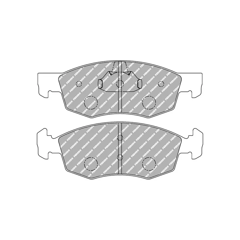 Jeu de 4 plaquettes de frein avant FERODO RACING FCP1376R