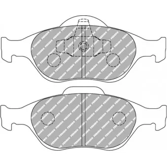Jeu de 4 plaquettes de frein avant FERODO RACING FCP1394R