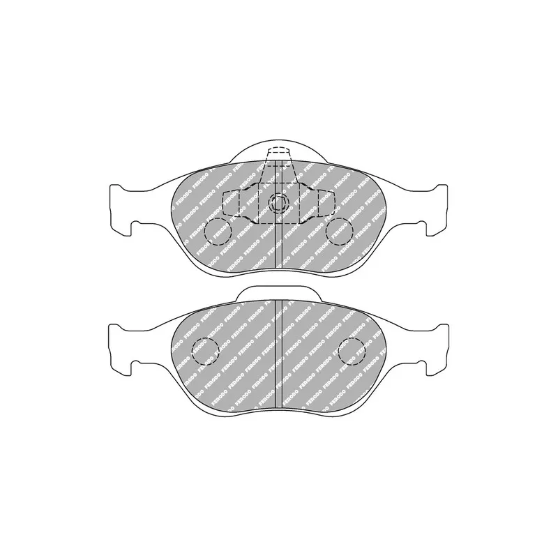 Jeu de 4 plaquettes de frein avant FERODO RACING FCP1394R