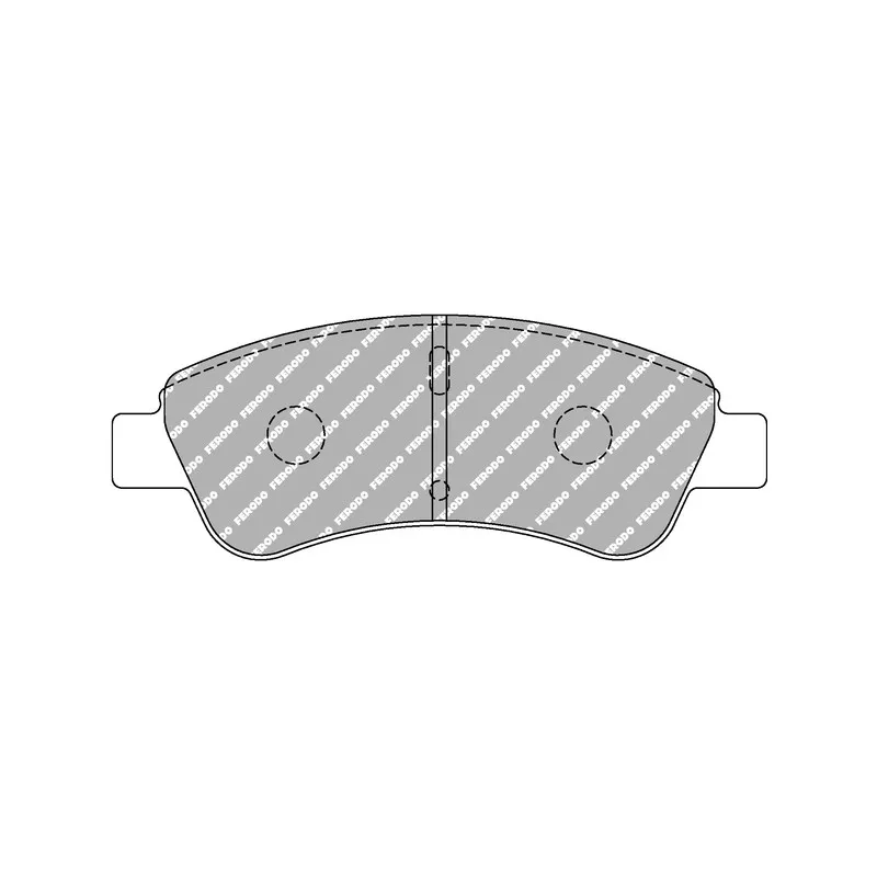 Jeu de 4 plaquettes de frein avant FERODO RACING FCP1399H