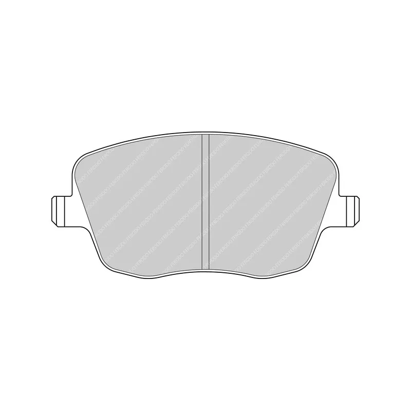 Jeu de 4 plaquettes de frein avant FERODO RACING FCP1419R