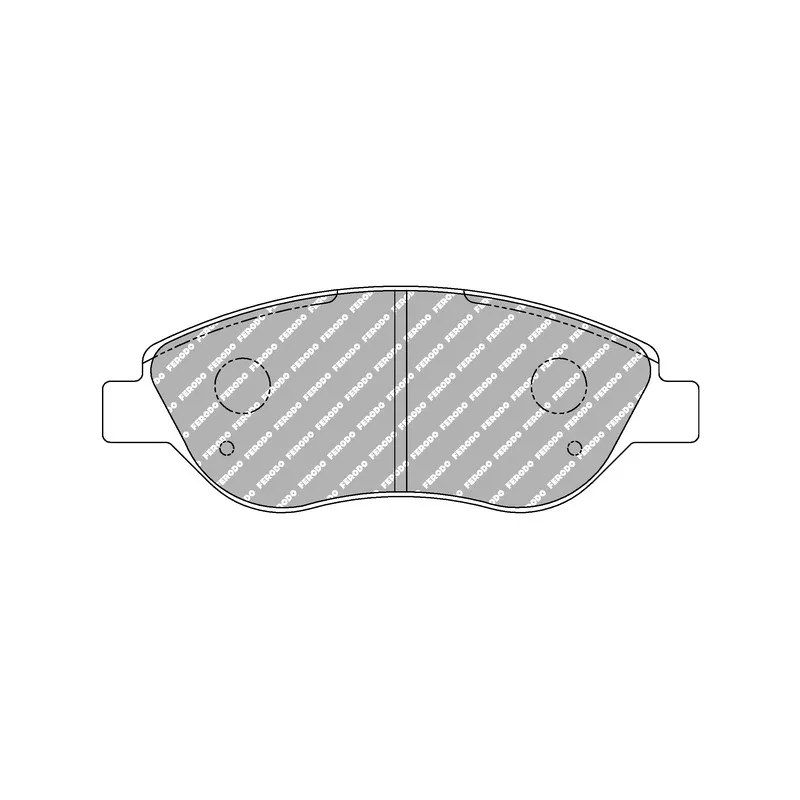 Jeu de 4 plaquettes de frein avant FERODO RACING FCP1468H