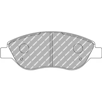 Jeu de 4 plaquettes de frein avant FERODO RACING FCP1468R