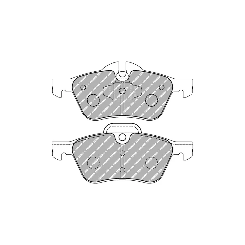Jeu de 4 plaquettes de frein avant FERODO RACING FCP1499W